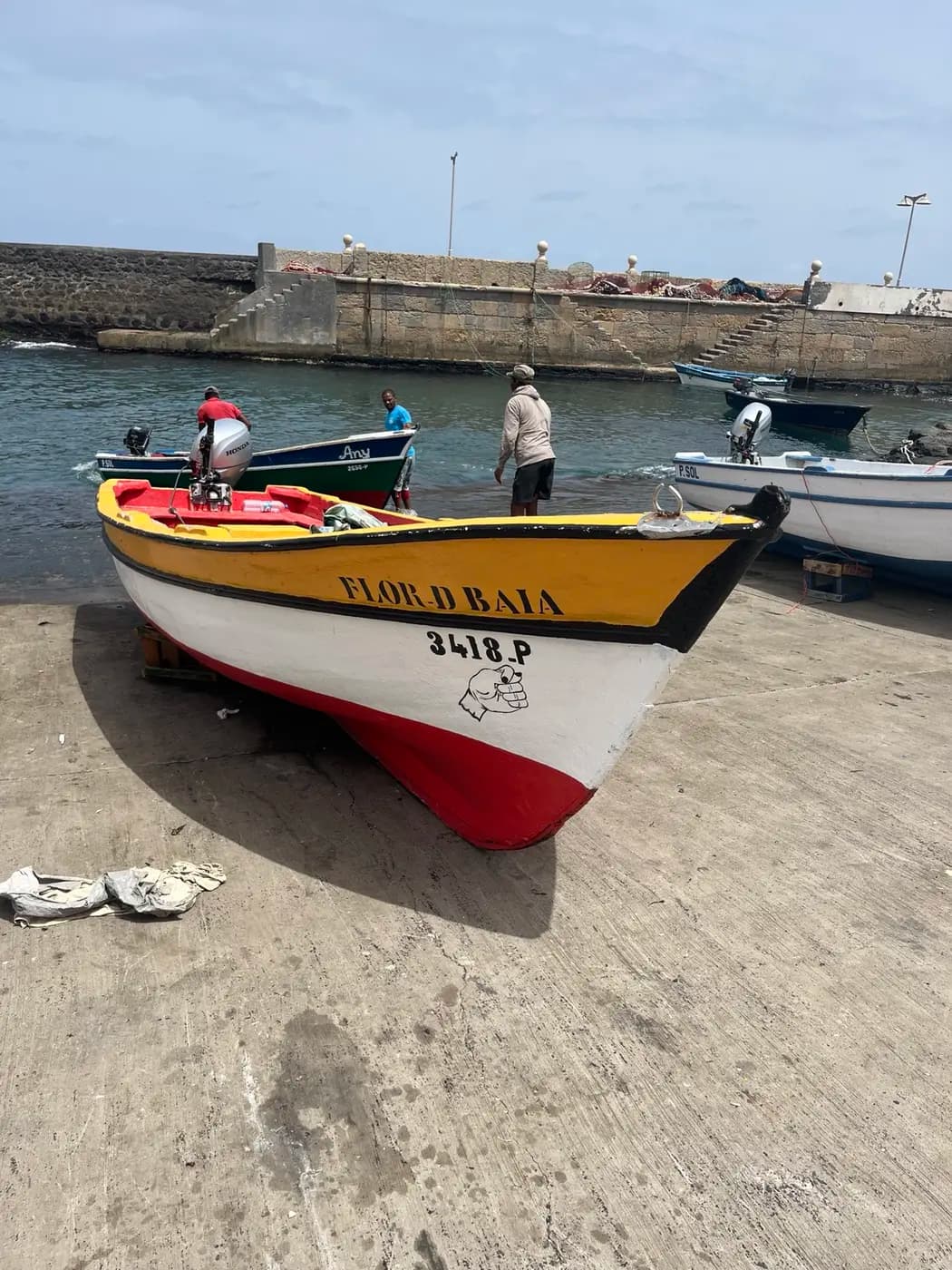 Barcos de pesca tradicionais em Ponta do Sol